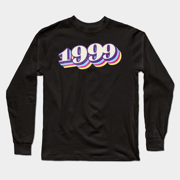 1999 Birthday Year Long Sleeve T-Shirt by Vin Zzep